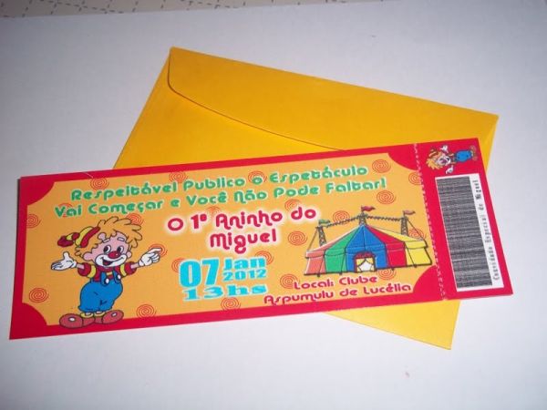 Convite Ingresso